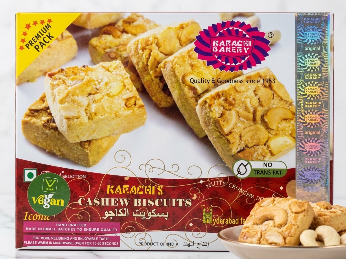 Karachi Bakery Vegan Cashew Biscuits 400 gr