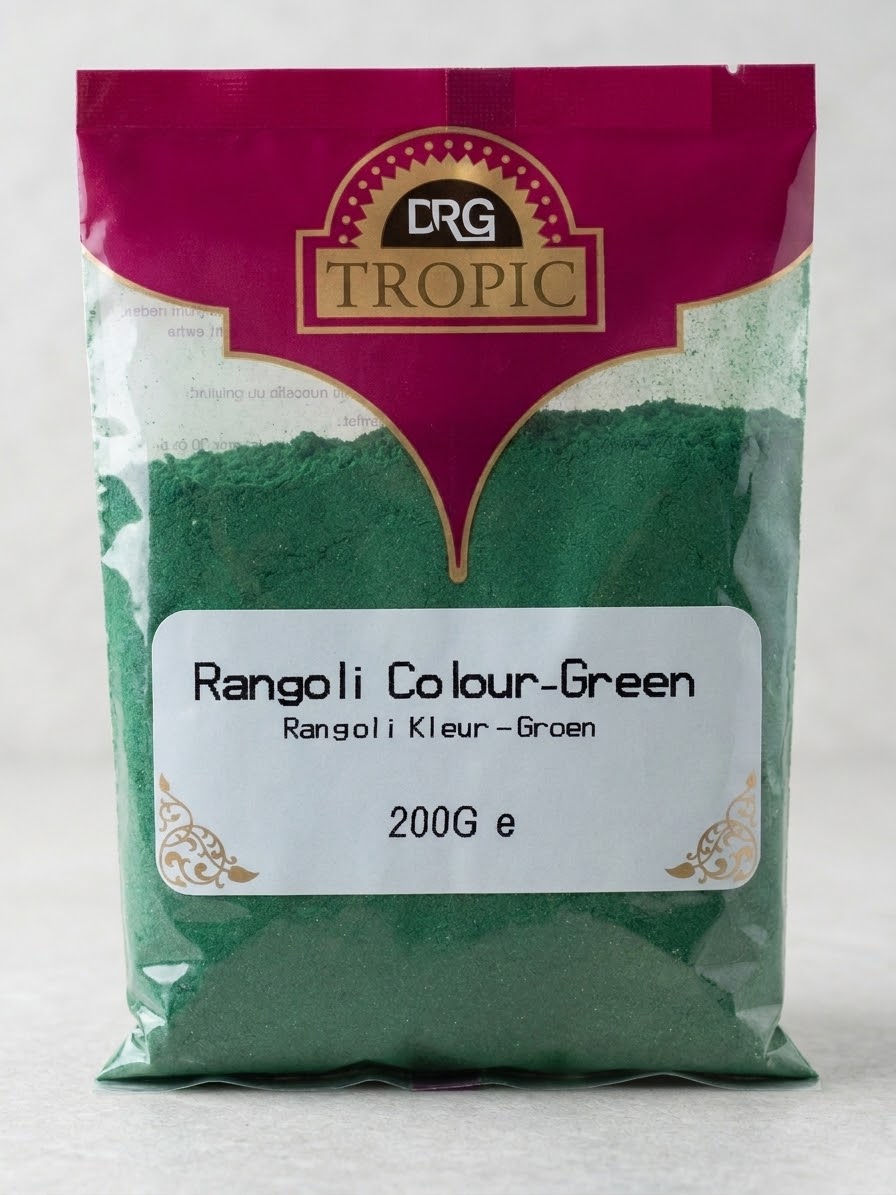 KRG Rangoli Green Colour  200 gr
