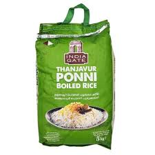 India Gate Ponni Boiled Rice 5kg Combo of 2
