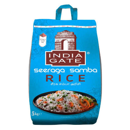 India Gate Seeraga Samba Rice 5 kg
