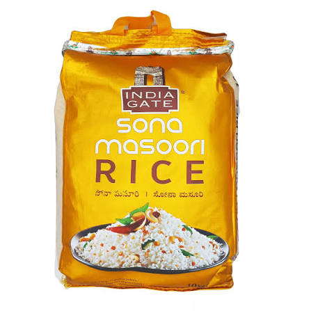 India Gate Sona Masoori Rice 10 kg