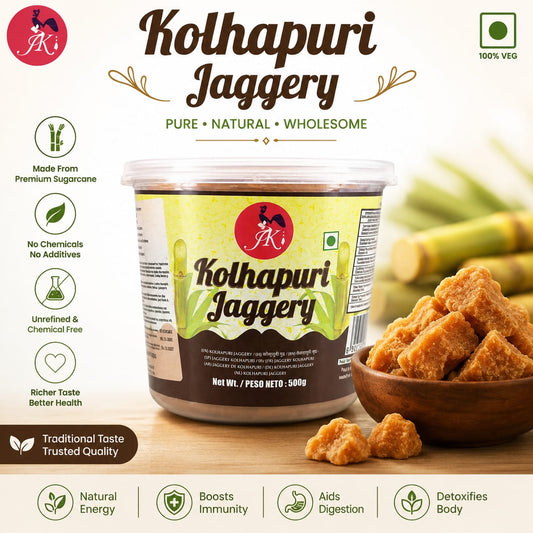 Jk Jaggery Kolhapuri 500 gm