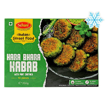 Schani Hara Bhara Kebab with Mint Chutney 10 pcs