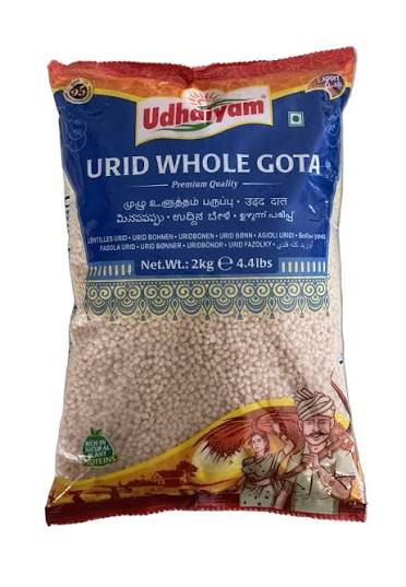 Udhaiyam Urid Whole Gota 2kg
